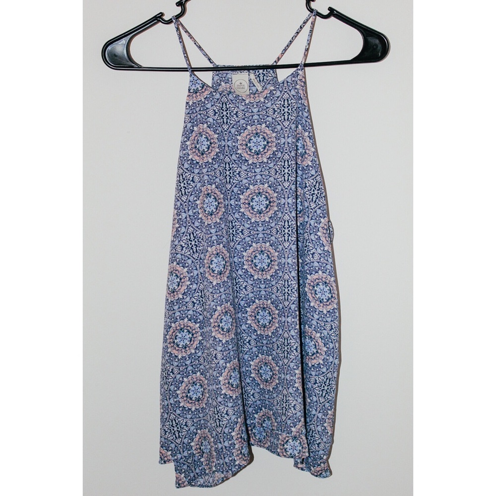 Baby blue and Pink Halter Tank Top